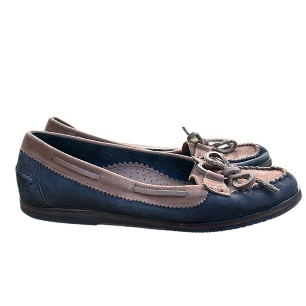 Cappagallo vintage genuine leather boat shoes loafers brown/tan womens size 6.5